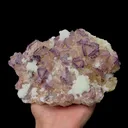Natural Yttrium Fluorite and Gypsum Mineral Specimen,High Quality Specimen,GUIZHOU,CHINA(180*120*50mm) - image 4