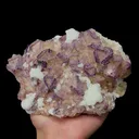 Natural Yttrium Fluorite and Gypsum Mineral Specimen,High Quality Specimen,GUIZHOU,CHINA(180*120*50mm) - image 1