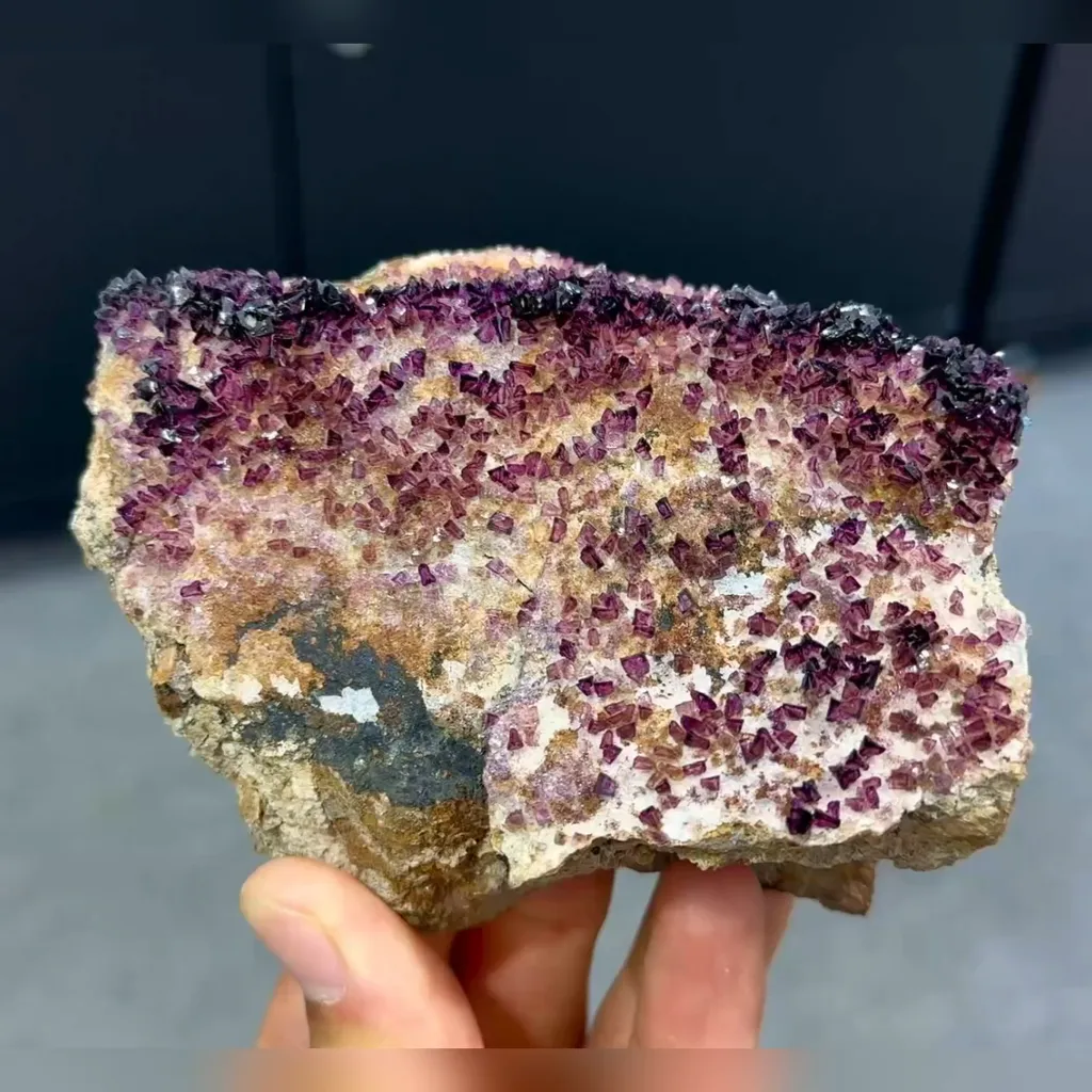 Natural Yttrium Fluorite comes from Guizhou,China 100*45*80MM image