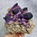 Natural Yttrium Fluorite comes from Guizhou,China 105*95*35MM - image 1