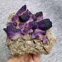 Natural Yttrium Fluorite comes from Guizhou,China 105*95*35MM - image 4