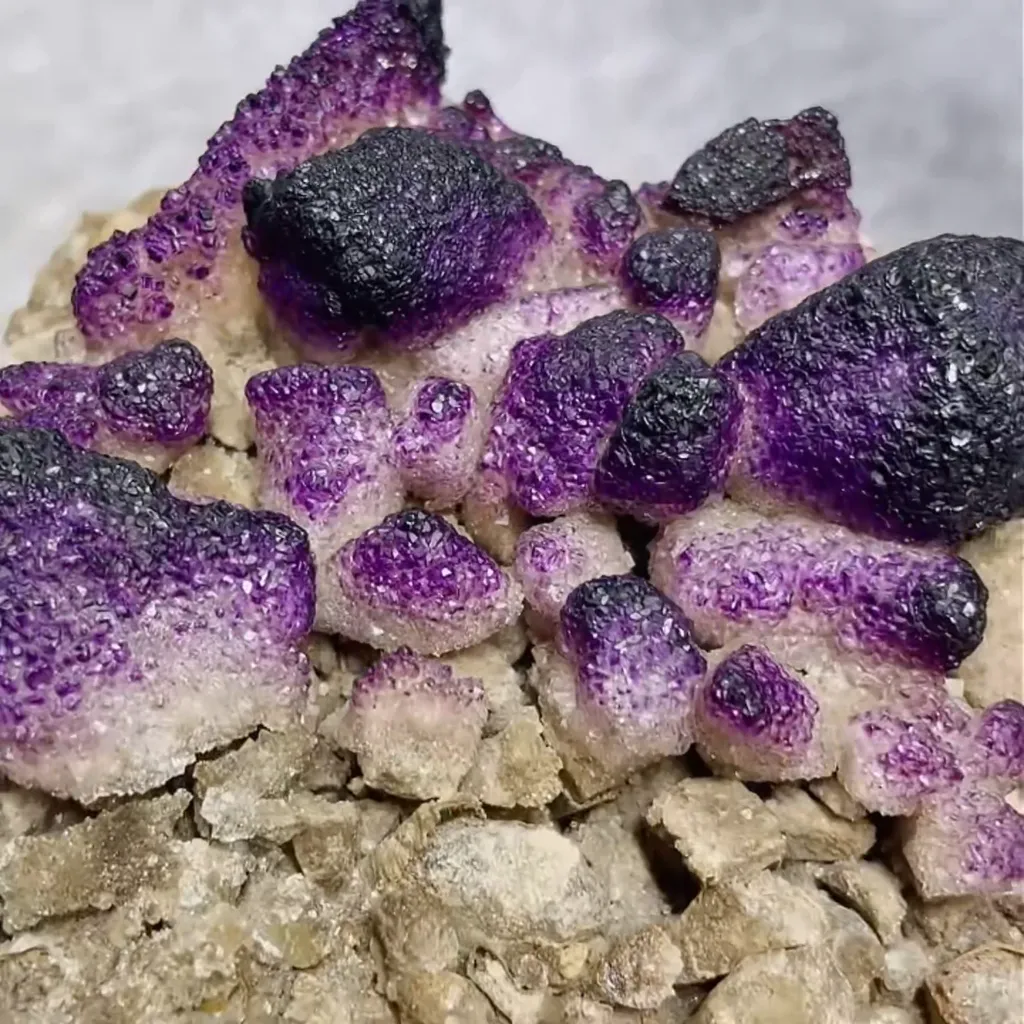 Natural Yttrium Fluorite comes from Guizhou,China 105*95*35MM - image 3