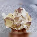 Natural Yttrium Fluorite comes from Guizhou,China 110*80*40MM - image 5
