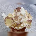 Natural Yttrium Fluorite comes from Guizhou,China 110*80*40MM - image 1