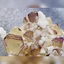 Natural Yttrium Fluorite comes from Guizhou,China 110*80*40MM - image 4