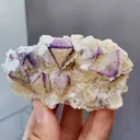 Natural Yttrium Fluorite comes from Guizhou,China 80*20*25MM - image 2
