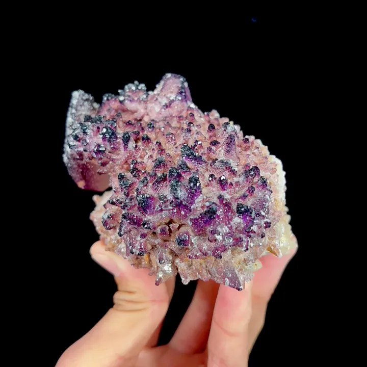 Natural Yttrium Fluorite, Mineral Specimen:Guizhou,China (110*80*60MM) image