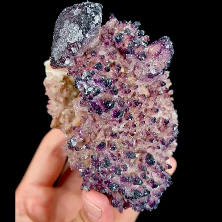 Natural Yttrium Fluorite, Mineral Specimen:Guizhou,China (110*80*60MM) - image 5