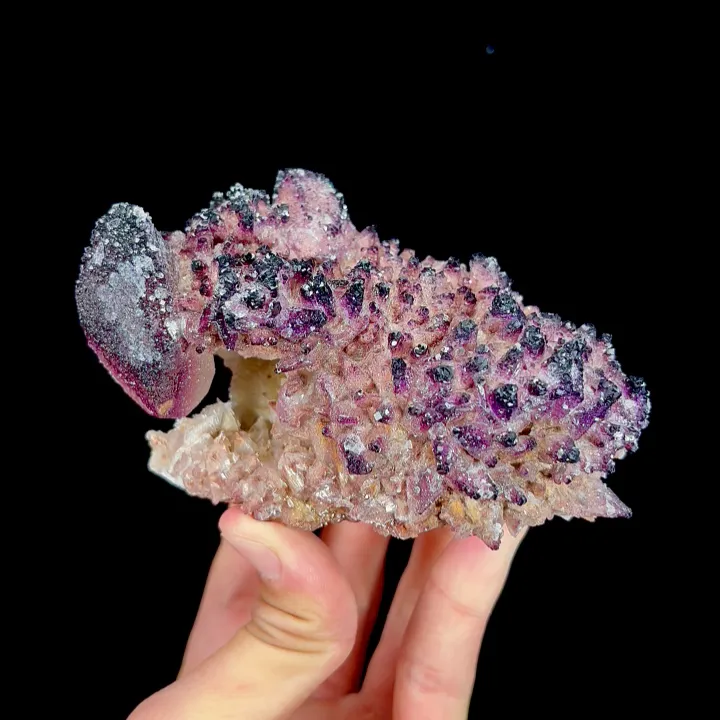 Natural Yttrium Fluorite, Mineral Specimen:Guizhou,China (110*80*60MM) - image 8