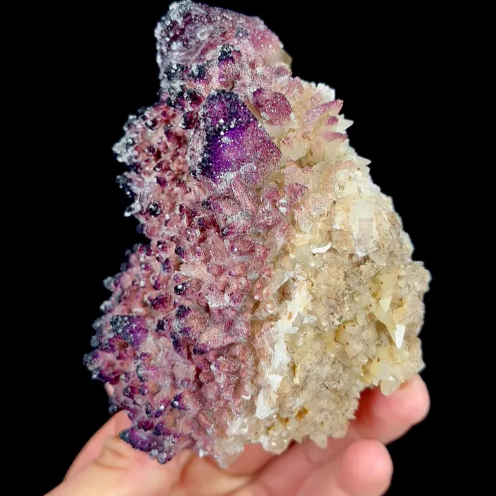 Natural Yttrium Fluorite, Mineral Specimen:Guizhou,China (110*80*60MM) - image 6