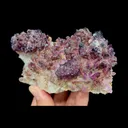 Natural Yttrium Fluorite, Mineral Specimen:Guizhou,China (130*70*40MM) - image 2
