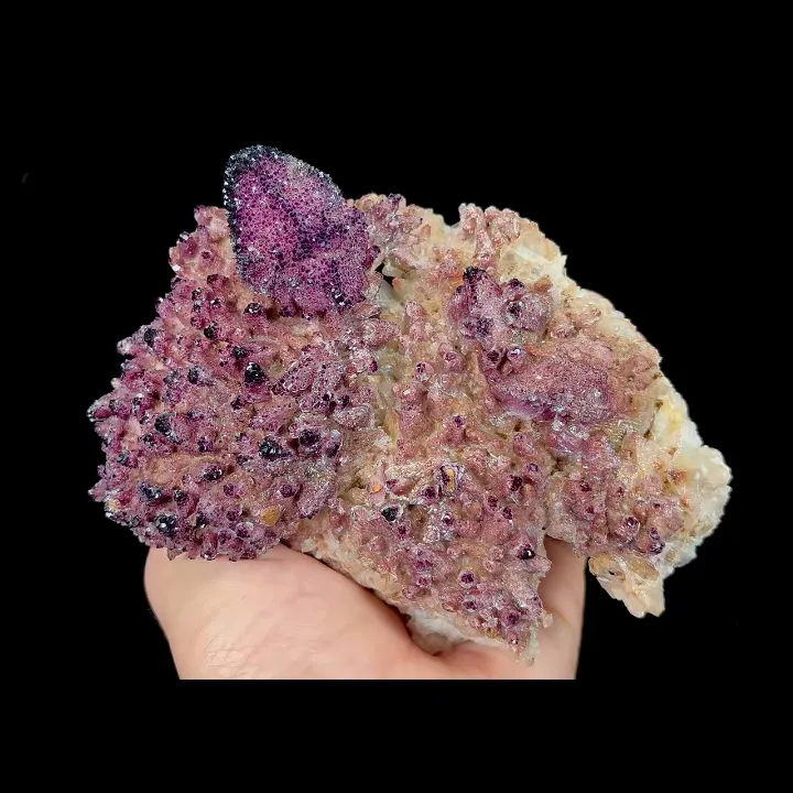 Natural Yttrium Fluorite, Mineral Specimen:Guizhou,China (140*100*35MM) - image 3