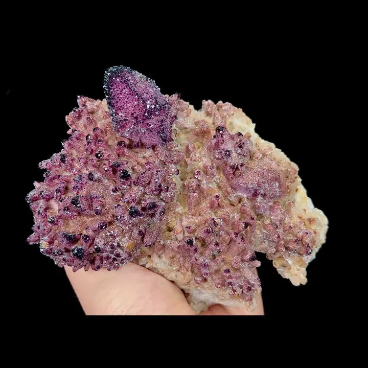 Natural Yttrium Fluorite, Mineral Specimen:Guizhou,China (140*100*35MM) image