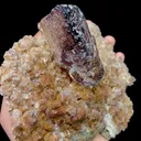 Natural Yttrium Fluorite, Mineral Specimen:Guizhou,China (140*115*55MM) - image 3