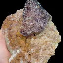 Natural Yttrium Fluorite, Mineral Specimen:Guizhou,China (140*115*55MM) - image 2
