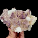 Natural Yttrium Fluorite, Mineral Specimen:Guizhou,China (150*75*30MM) - image 2