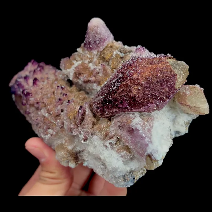 Natural Yttrium Fluorite, Mineral Specimen:Guizhou,China (155*90*60MM) - image 2