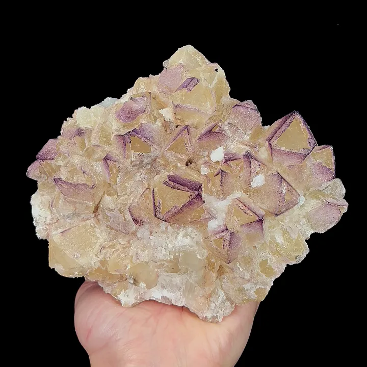 Natural Yttrium Fluorite, Mineral Specimen:Guizhou,China (160*140*65MM) image