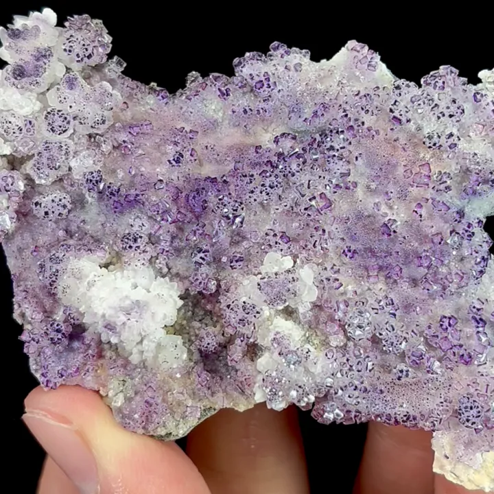 Natural Yttrium Fluorite, Mineral Specimen:Guizhou,China (85*60*15MM) image