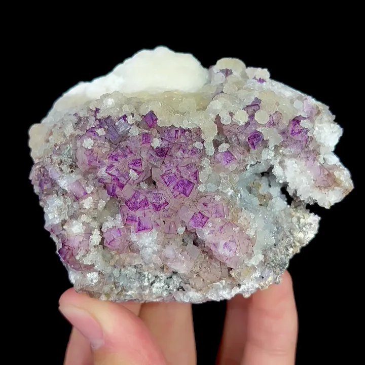 Natural Yttrium Fluorite, Mineral Specimen:Guizhou,China (85*70*30MM) - image 5