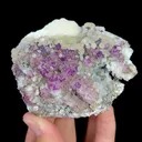 Natural Yttrium Fluorite, Mineral Specimen:Guizhou,China (85*70*30MM) - image 5