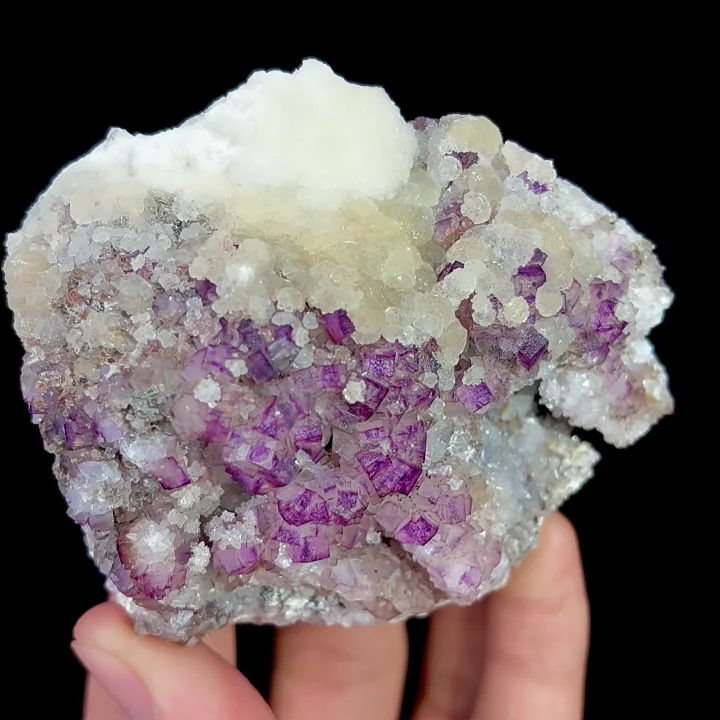 Natural Yttrium Fluorite, Mineral Specimen:Guizhou,China (85*70*30MM) - image 3