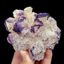 Natural Yttrium Fluorite, Mineral Specimen:Guizhou,China (90*70*35MM) - image 4