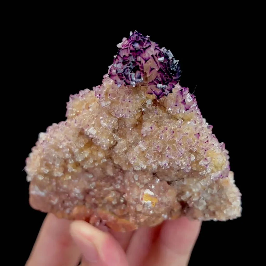 Natural Yttrium Fluorite Mineral Specimen,High Quality Specimen,GUIZHOU,CHINA(83*28*81mm) image