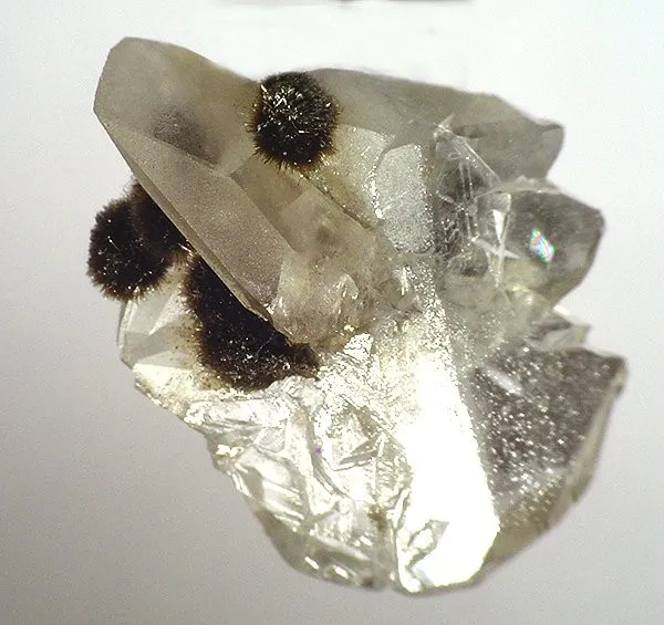 Nchwaningite, Calcite image