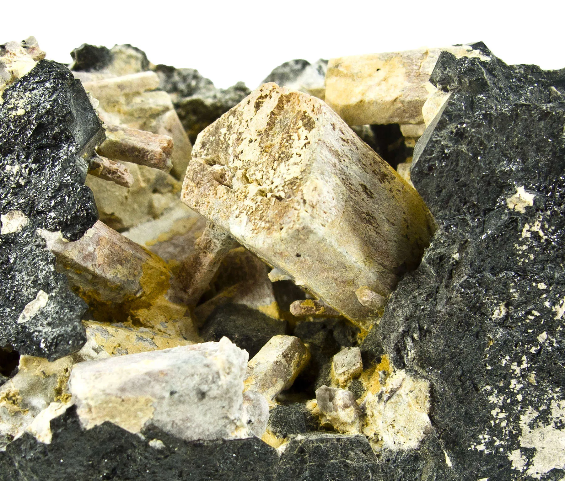 Nepheline With Schorlomite Garnet - image 2