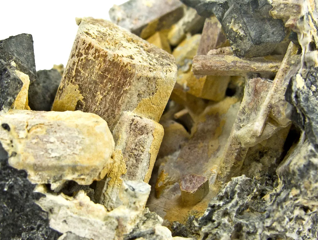 Nepheline With Schorlomite Garnet - image 4