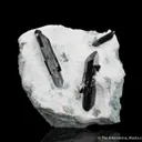 Neptunite on Natrolite - image 3