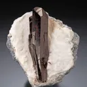 Neptunite on Natrolite - image 4