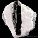 Neptunite on Natrolite - image 5