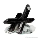 Neptunite on Natrolite with Benitoite - image 3