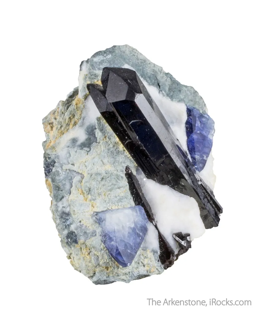 Neptunite with Benitoite - image 3