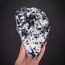 Neptunite with Benitoite on Natrolite - image 2