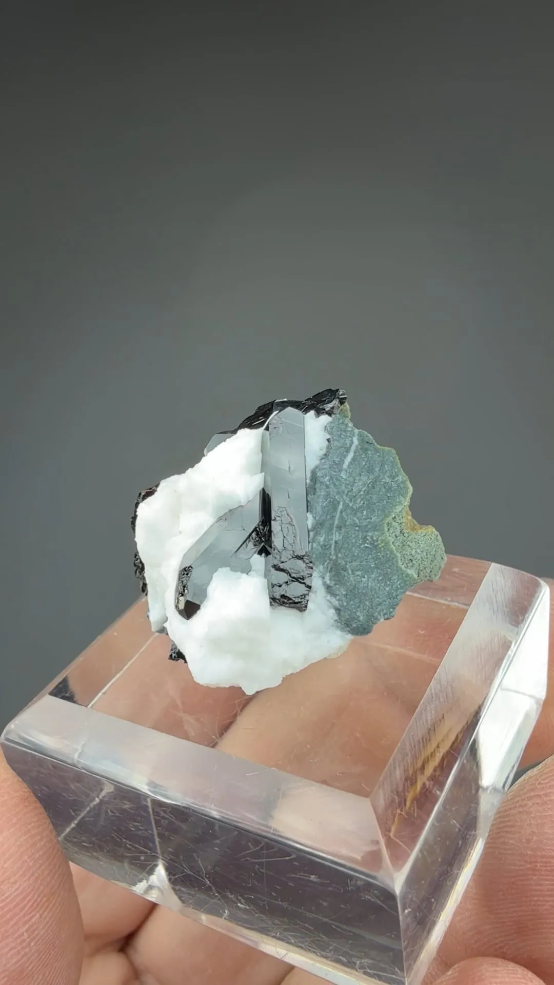 Neptunite with Natrolite - image 2