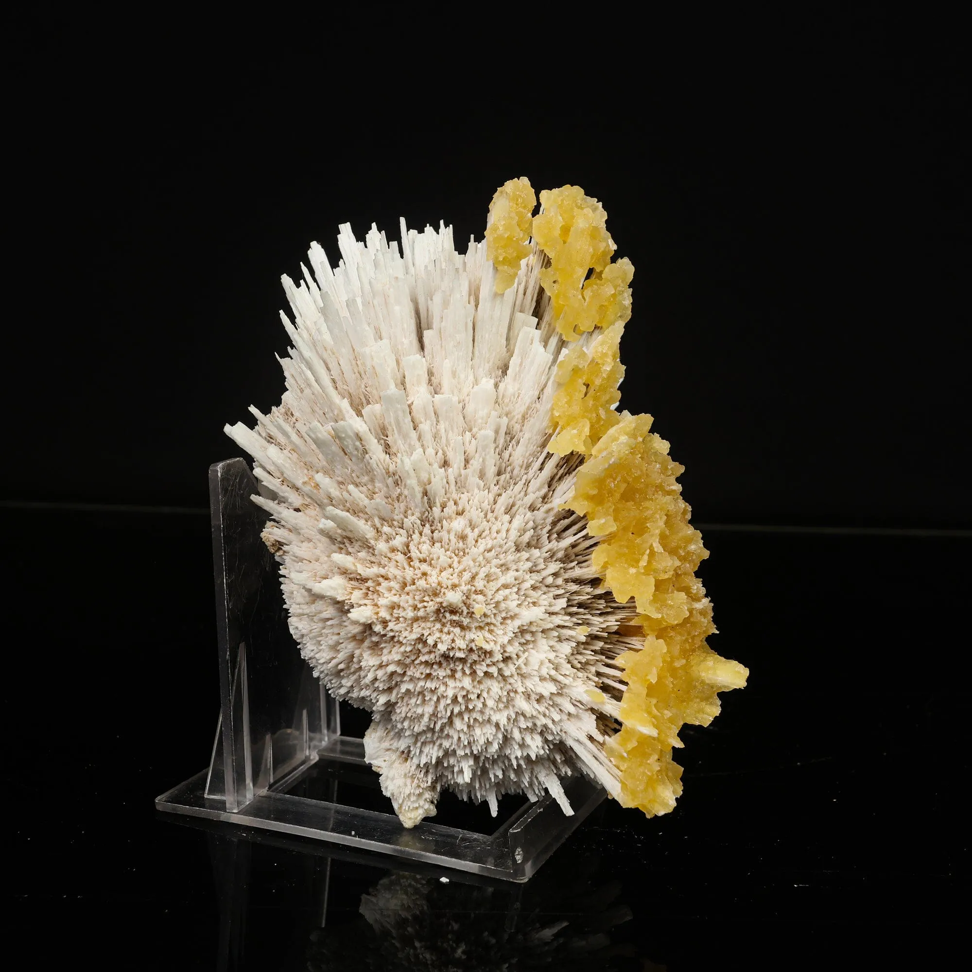 New Find Calcite Layer on Mordenite Natural Mineral Specimen - image 3