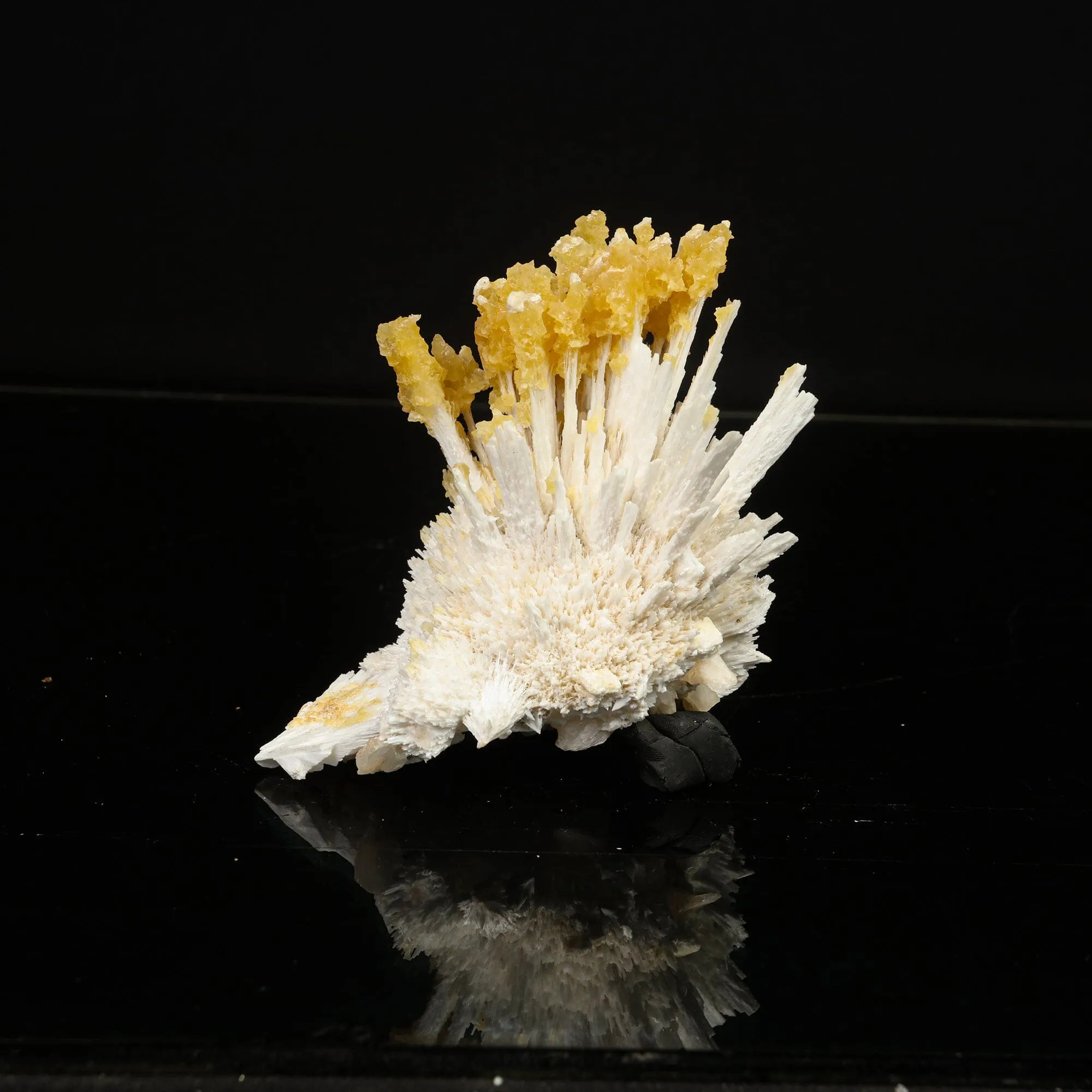 New Find Calcite Layer on Mordenite Natural Mineral Specimen - image 4