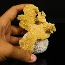New Find Calcite Layer on Mordenite Natural Mineral Specimen - image 4