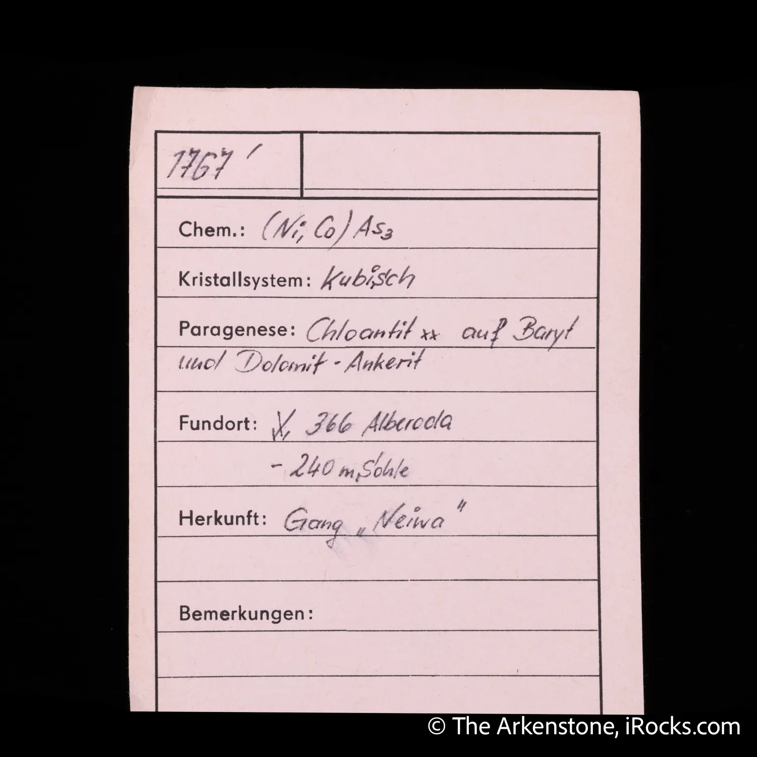 Nickelskutterudite with Dolomite and Baryte - image 5