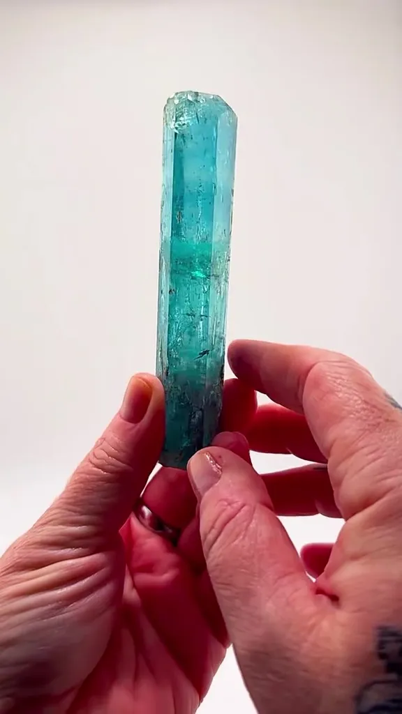 NIGERIAN Aquamarine… THAT COLOR IS INSANE image