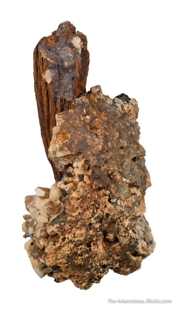 Niobophyllite on Quartz with Feldspar - image 6