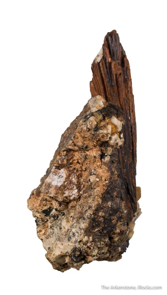 Niobophyllite on Quartz with Feldspar - image 5