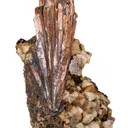 Niobophyllite on Quartz with Feldspar - image 2