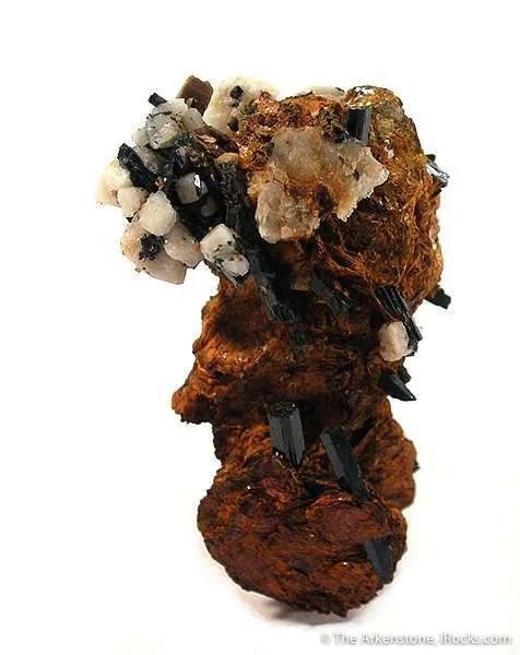 Niobophyllite With Feldspar, Aegirine, Zircon image