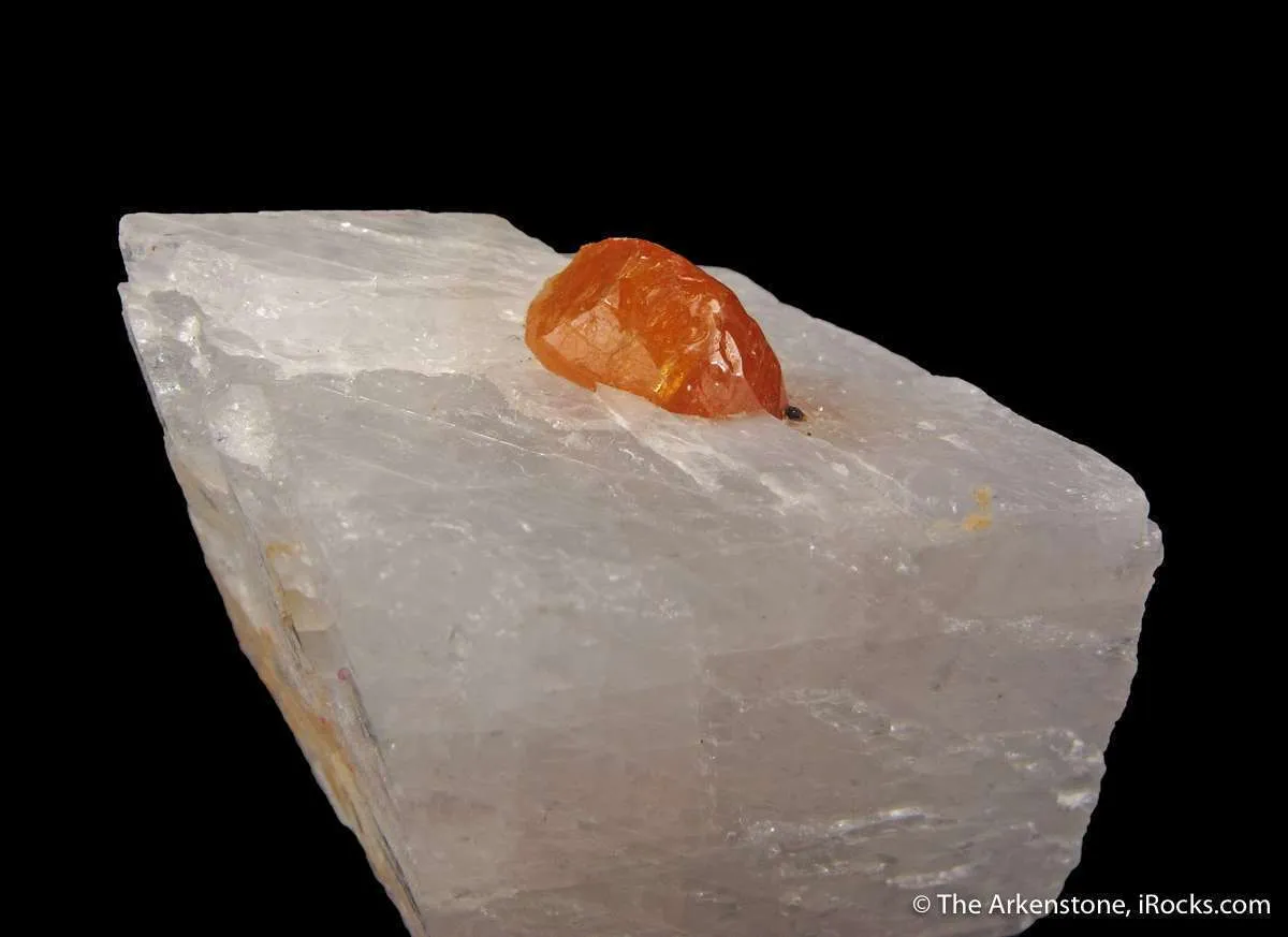 Norbergite (fluor.) in Calcite - image 5