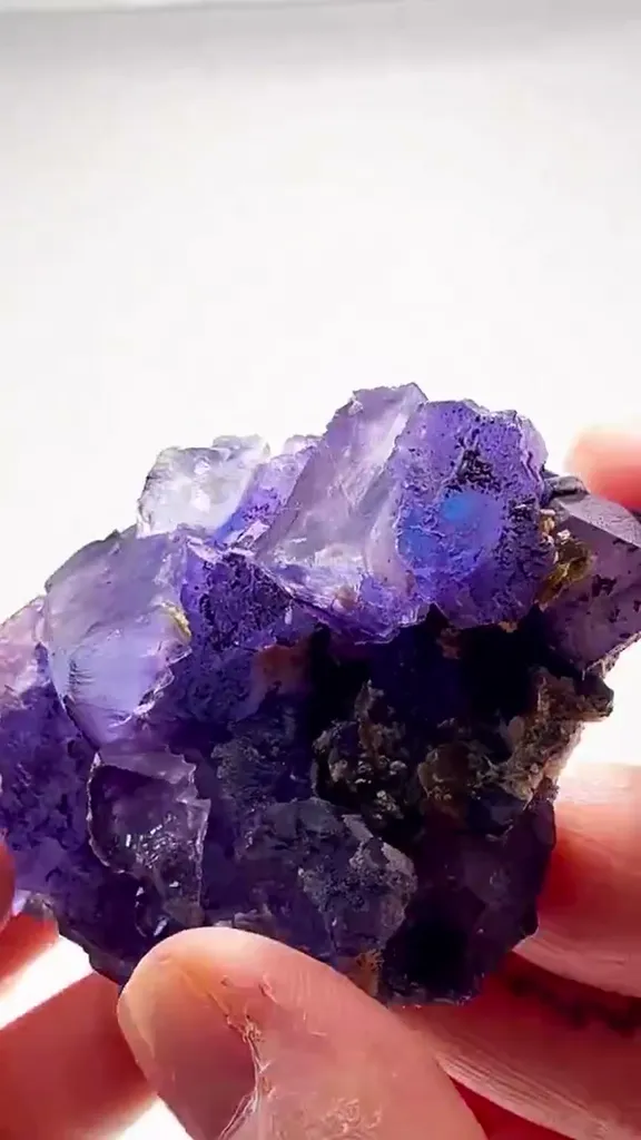 NOT JUST HELIODORS IN UKRAINE   SUPER RARE UKRAINIAN Fluorite - image 4