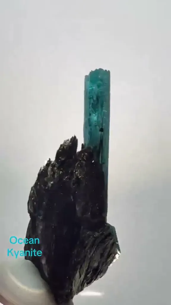 Ocean Kyanite, a vibrant teal-colored variety of Kyanite, is exclusively… - image 2